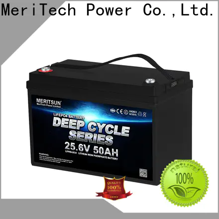 MERITSUN best lifepo4 battery 12v 200ah supplier for building