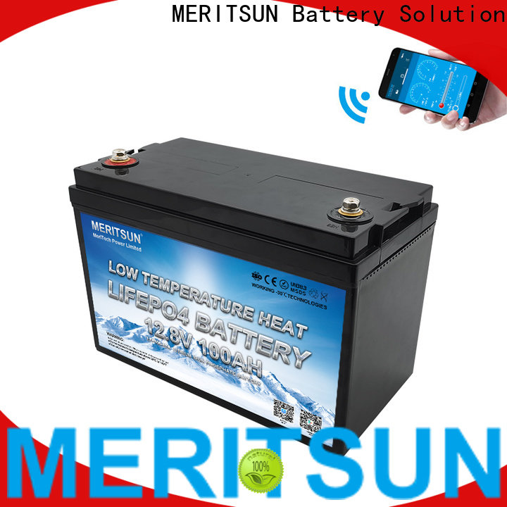 MERITSUN high-quality low temperature li-ion battery company for streetlight