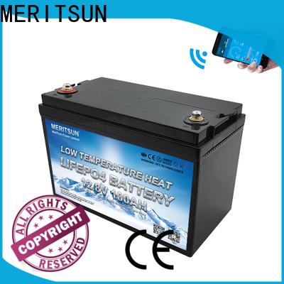 MERITSUN custom low temperature lithium battery company for house