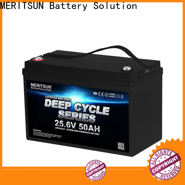 MERITSUN new lifepo4 battery 12v 100ah series for house