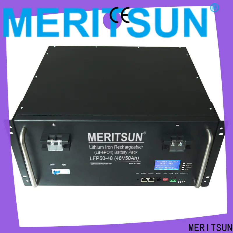 MERITSUN long lasting electrical energy storage systems with good price for commercial