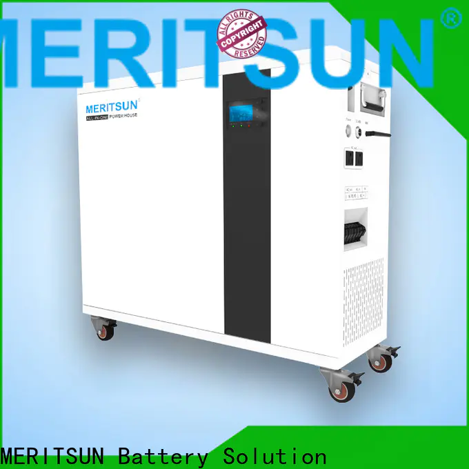 MERITSUN long cycle life house power battery with good price for family