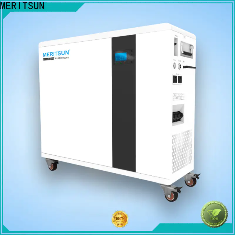 MERITSUN rechargeable house power battery with good price for house