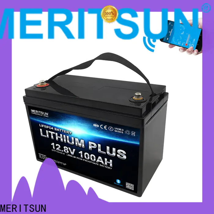MERITSUN top lithium battery with bluetooth with good price for robot