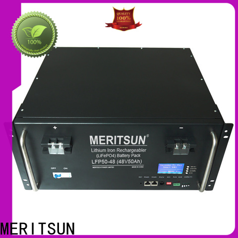 MERITSUN electrical energy storage systems customized for residential