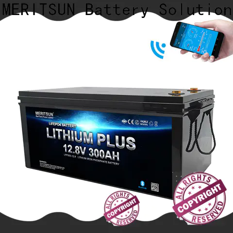 MERITSUN bluetooth lithium battery suppliers for boat