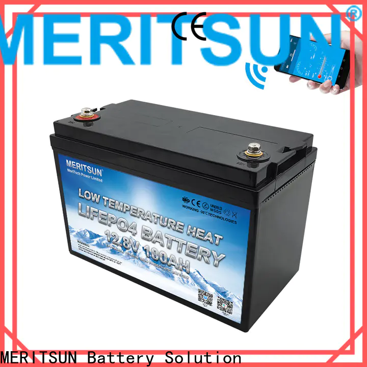 MERITSUN low temperature lithium ion battery company for streetlight