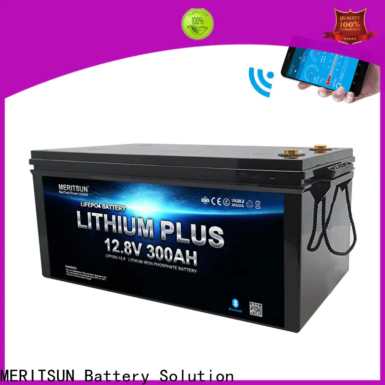 MERITSUN bluetooth lithium battery suppliers for solar street light