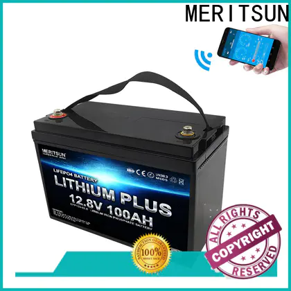 MERITSUN new lithium battery with bluetooth with good price for boat