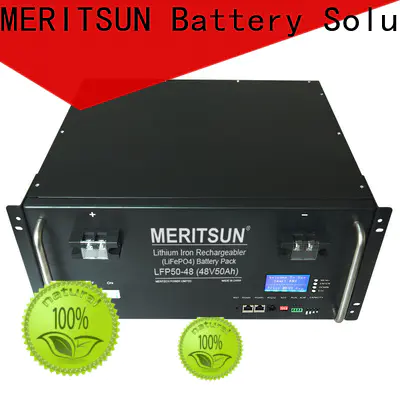 MERITSUN battery power storage with good price for base transceiver station