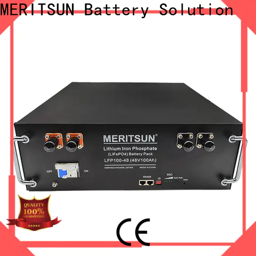 MERITSUN long lasting home energy storage factory direct supply for base transceiver station