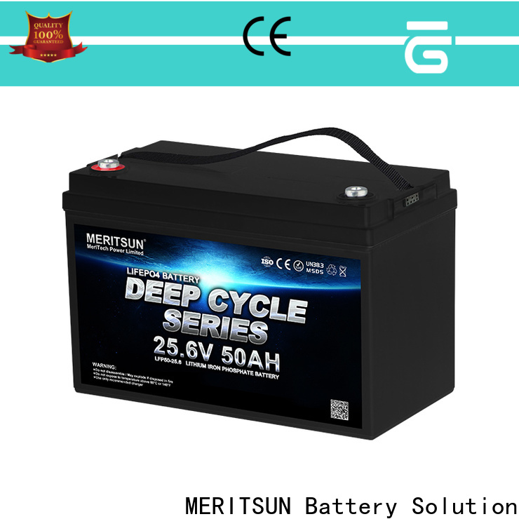 MERITSUN 24v lifepo4 battery manufacturer for home use