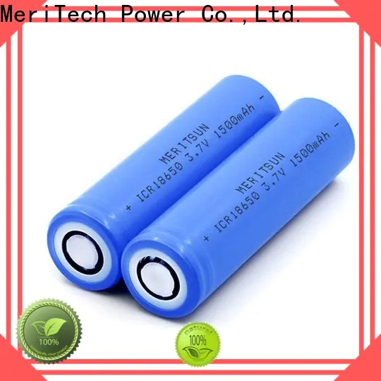 MERITSUN 18650 lithium ion cells customized for flashlight