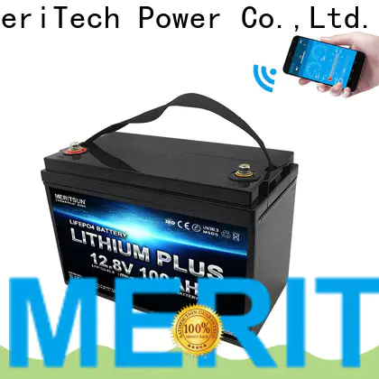 MERITSUN lithium battery with bluetooth supply for robot