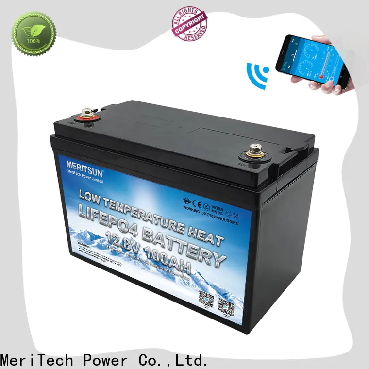 MERITSUN low temperature li-ion battery factory for house