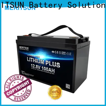 MERITSUN best lithium ion rechargeable battery with good price for home use