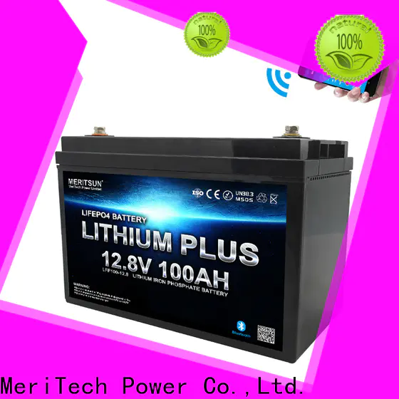MERITSUN best bluetooth lithium battery supply for solar street light