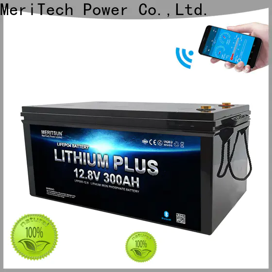 MERITSUN best bluetooth lithium battery company for solar street light