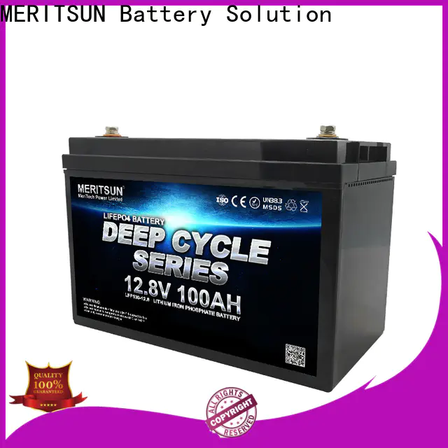 MERITSUN lifepo4 battery 12v supplier for home use