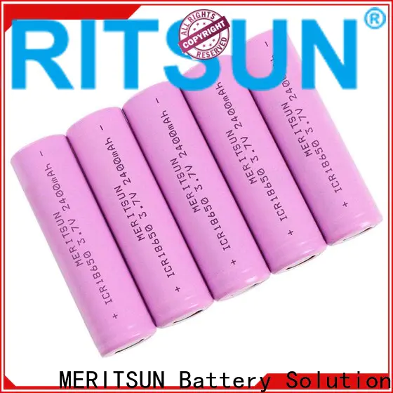 MERITSUN 3.7 volt lithium ion battery customized for power bank