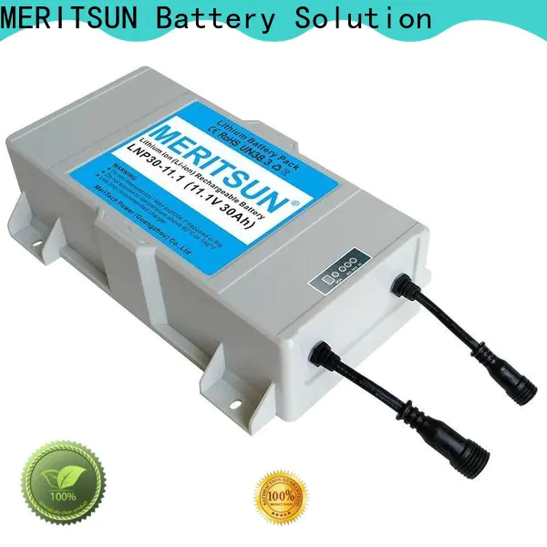 MERITSUN solar street light lithium battery factory direct supply for roadway