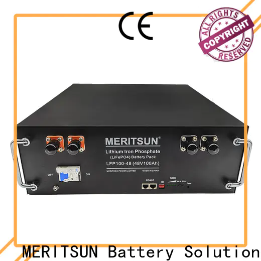 MERITSUN lifepo4 lithium residential energy storage systems with good price for base transceiver station
