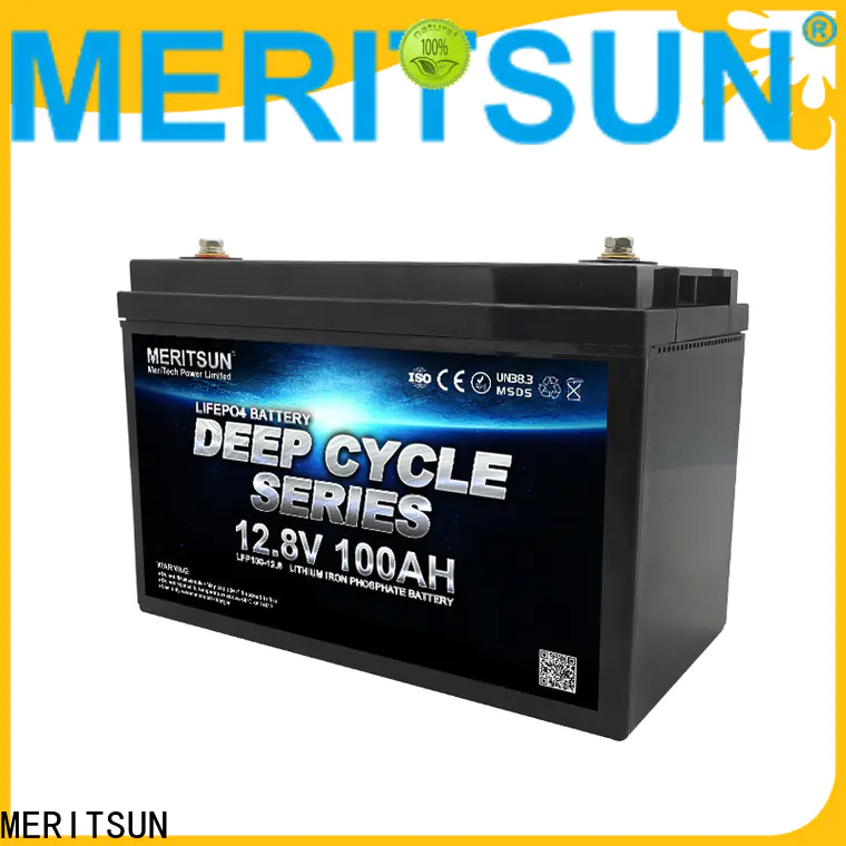 MERITSUN lifepo4 battery 12v 200ah with good price for villa