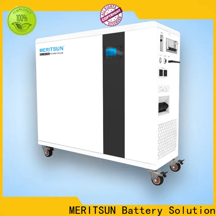 MERITSUN home battery backup with good price for family