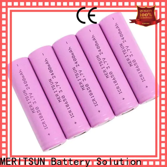 MERITSUN 3.7 volt lithium ion battery customized for flashlight