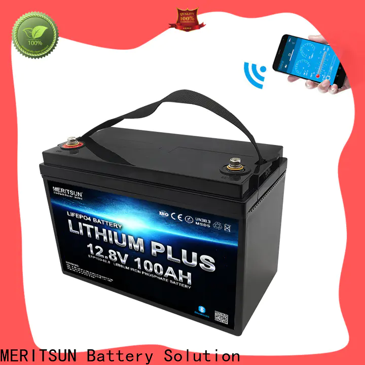 MERITSUN lithium battery with bluetooth supply for robot