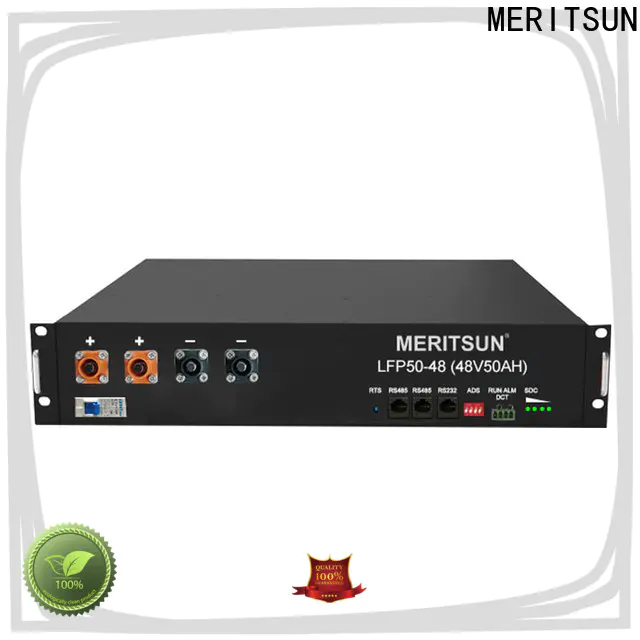 MERITSUN long lasting battery power storage customized for base transceiver station