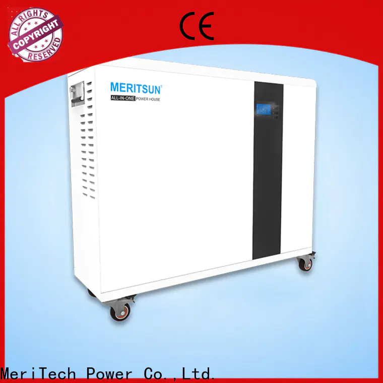 MERITSUN long cycle life house power battery factory direct supply for TV