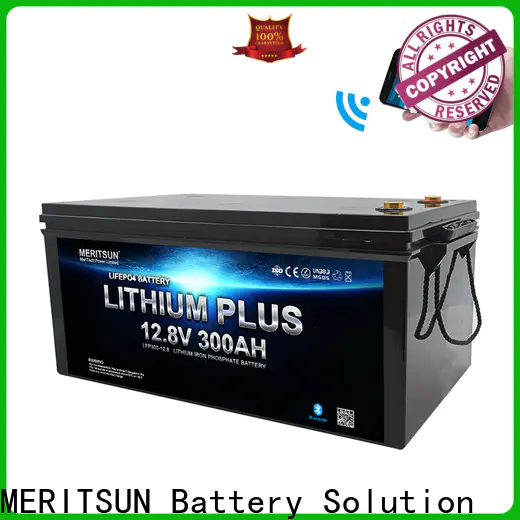 MERITSUN bluetooth lithium battery suppliers for solar street light