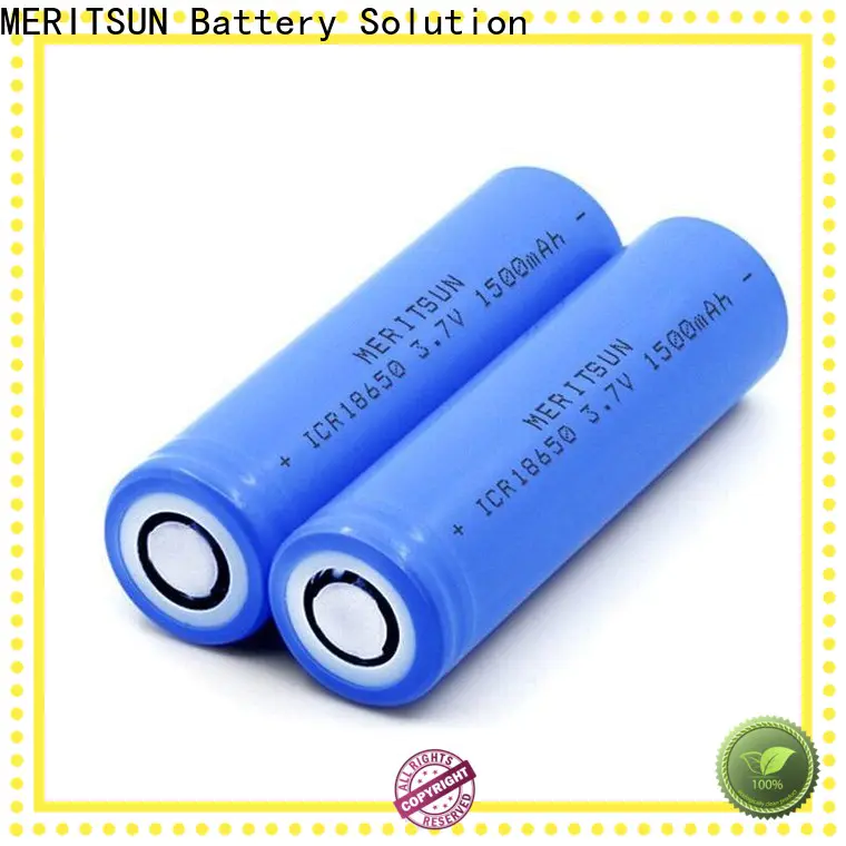 MERITSUN 18650 battery cell with good price for electric vehicles