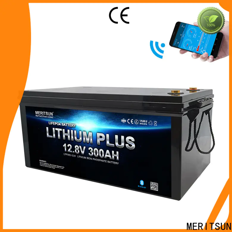 MERITSUN bluetooth lithium battery supply for solar street light