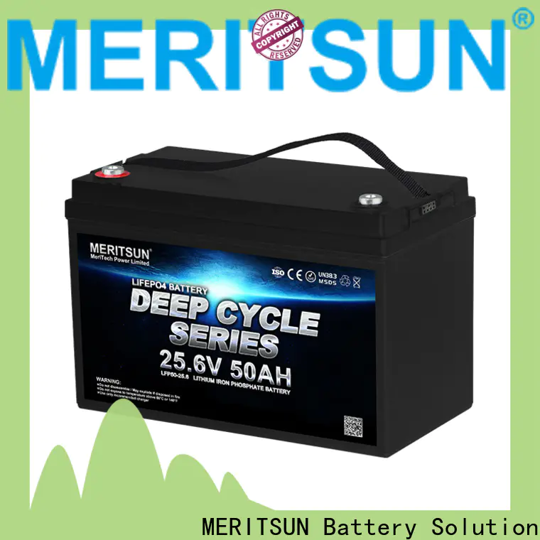 MERITSUN 24v lifepo4 battery manufacturer for villa