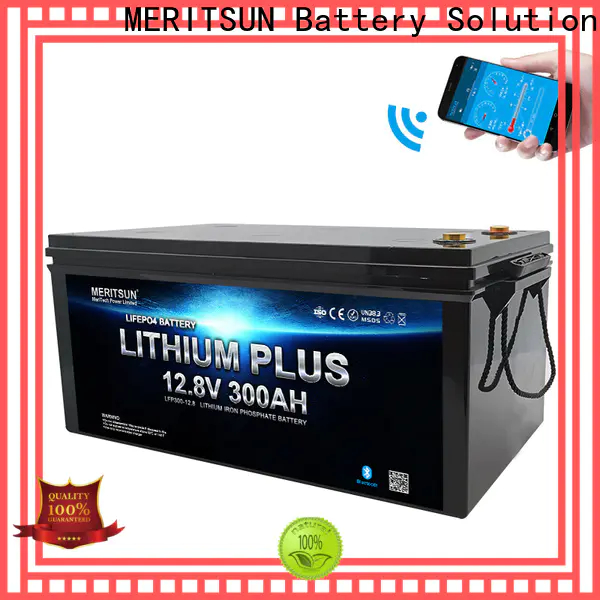 MERITSUN top bluetooth lithium battery supply for solar street light