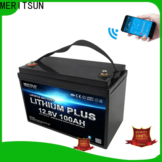 MERITSUN bluetooth lithium battery company for robot