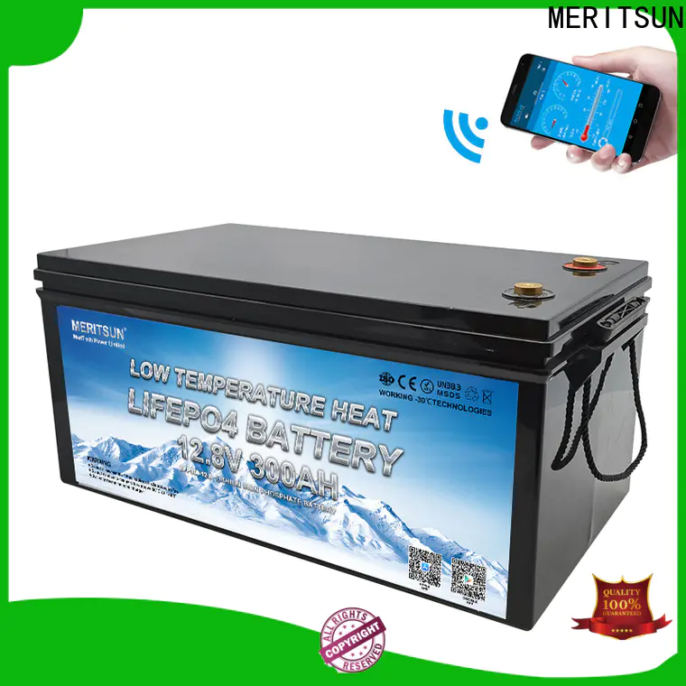 MERITSUN lithium battery low temperature manufacturers for streetlight