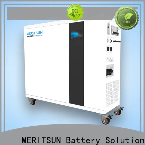 MERITSUN rechargeable home battery backup supplier for family