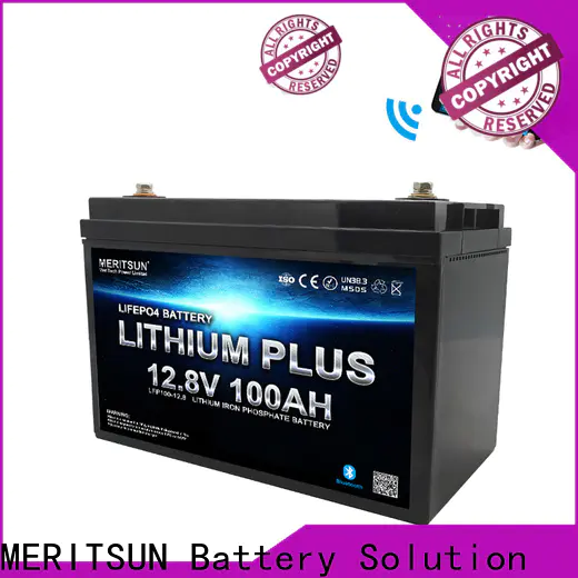 MERITSUN bluetooth lithium battery manufacturers for solar street light