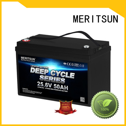 MERITSUN lifepo4 battery 12v 100ah wholesale for house
