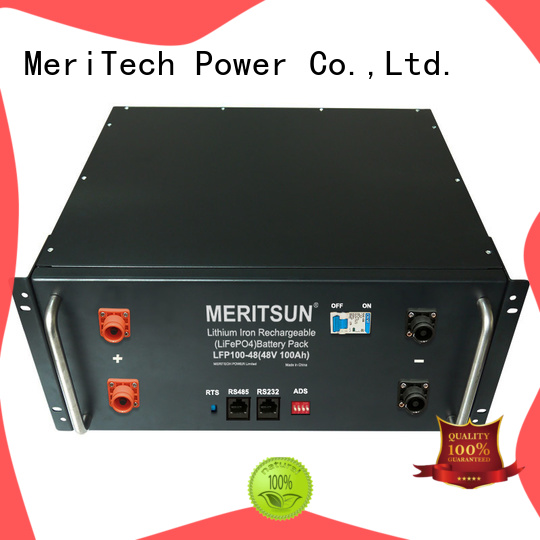 MERITSUN solar electrical energy storage systems customized for residential