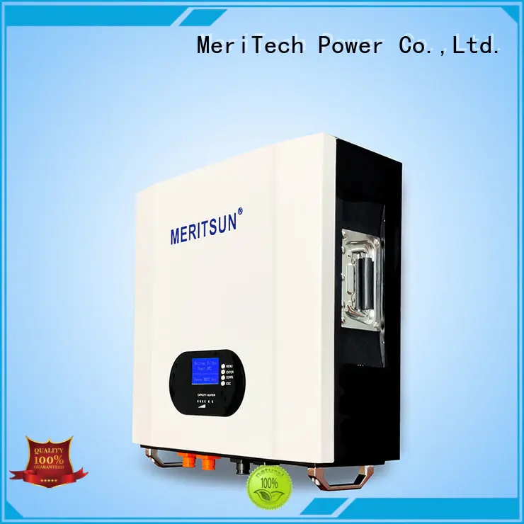 MERITSUN Hybrid inverter powerwall battery customized for home