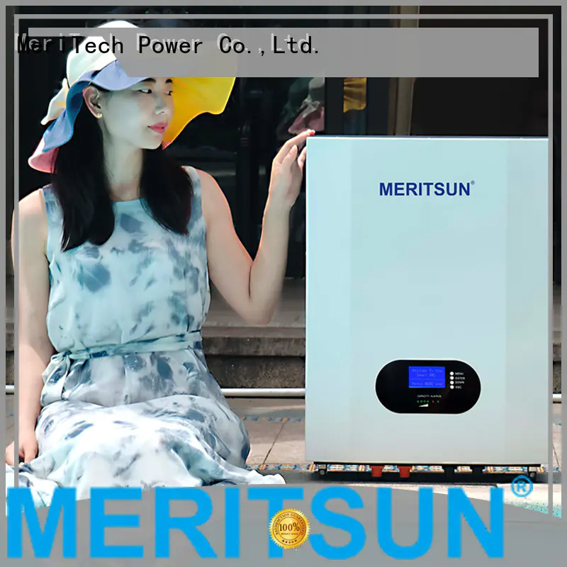 MERITSUN easy install powerwall battery customized for energy storage