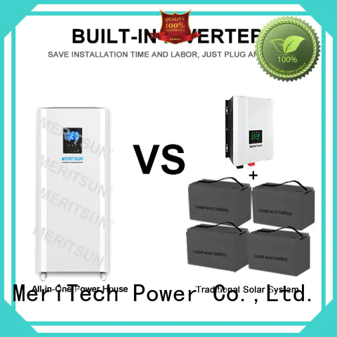 MERITSUN all-in-one house power battery wholesale for family