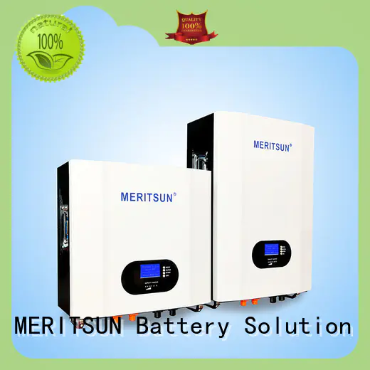 MERITSUN Hybrid inverter powerwall battery customized for energy storage