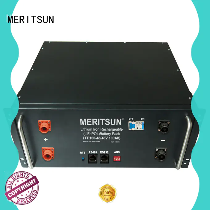 MERITSUN storage battery systems factory direct supply for base transceiver station