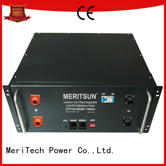 MERITSUN long lasting home energy storage factory direct supply for base transceiver station