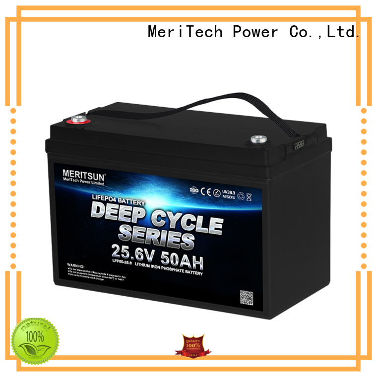 MERITSUN app bluetooth control lifepo4 battery pack wholesale for villa